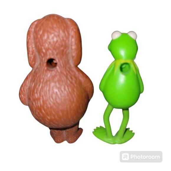 ROWLF THE DOG AND KERMIT THE FROG VINTAGE TOYS - Picture 4 of 7